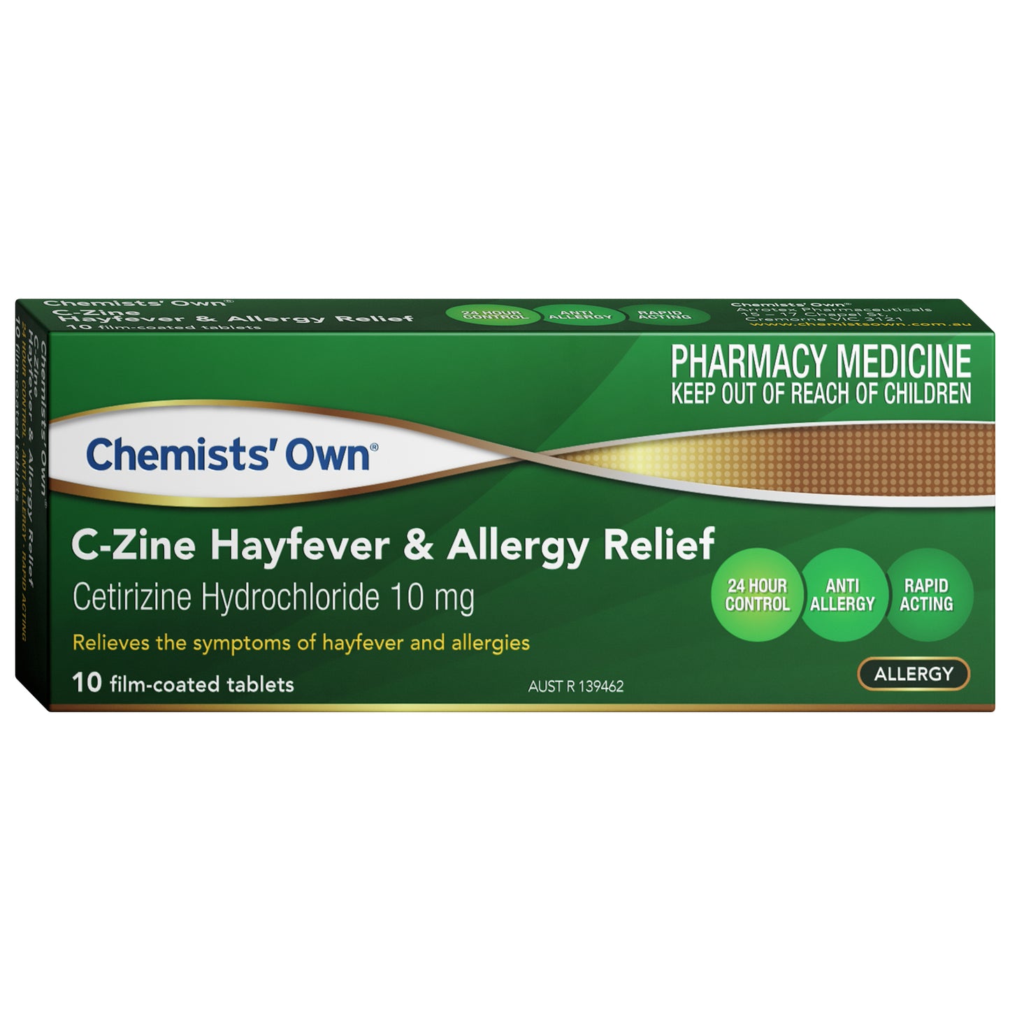 Chemist Own Cetirizine Hayfever & Allergy 10mg Tablets 10