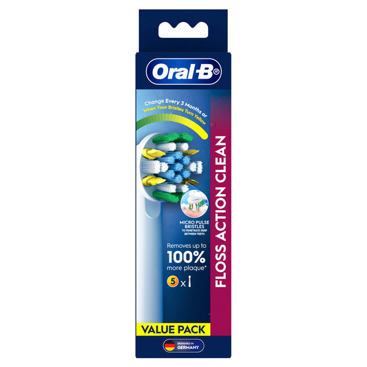 Oral-B Toothbrush Replacement Floss Action 5pk
