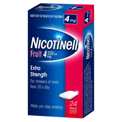 Nicotinell Chewing Gum Nicotine 4mg 24 Pieces – Fruit