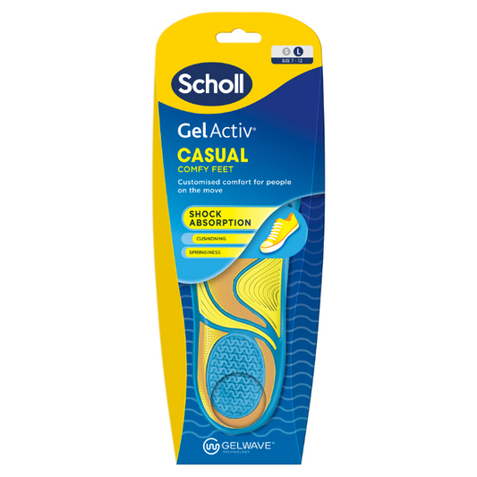 Scholl GelActiv Casual Insoles Large UK 7-12