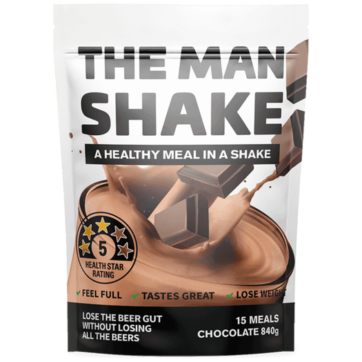 The Man Shake 840g - Chocolate, Vanilla, Banana, Caramel, Choc Mint, Coffee, , Strawberry