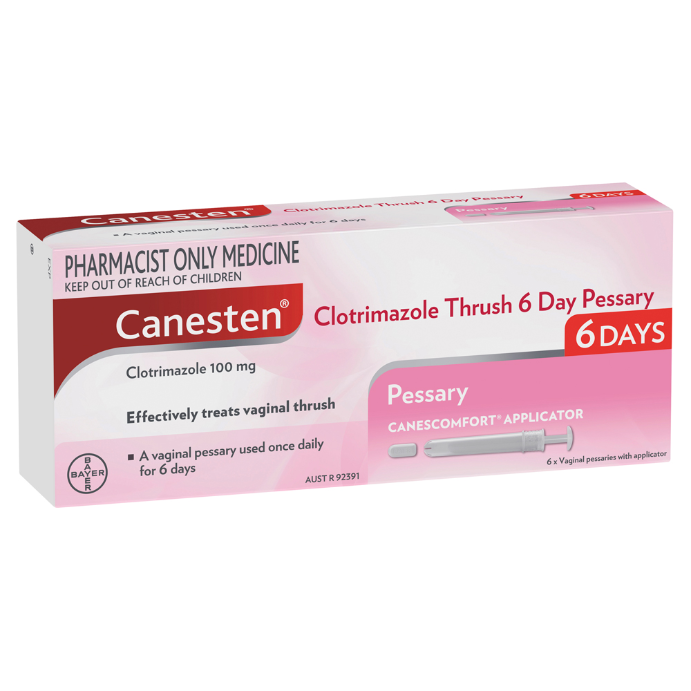 Canesten 6 Day Thrush Treatment Pessary