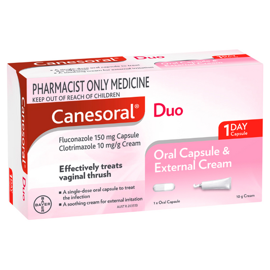 Canesoral Duo Oral Capsule + Cream S3
