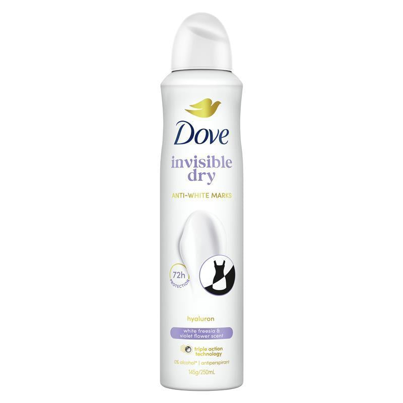 Dove Advanced Care Antiperspirant Deodorant Spray Invisible Dry 250ml
