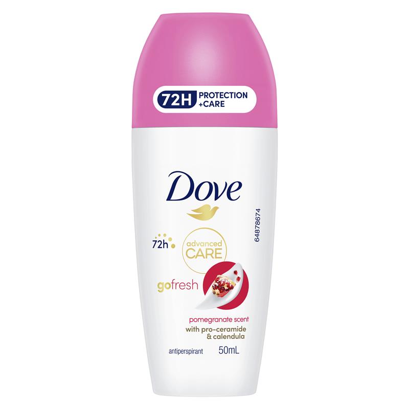 Dove Advanced Care Pomegranate Roll-On Antiperspirant 50ml