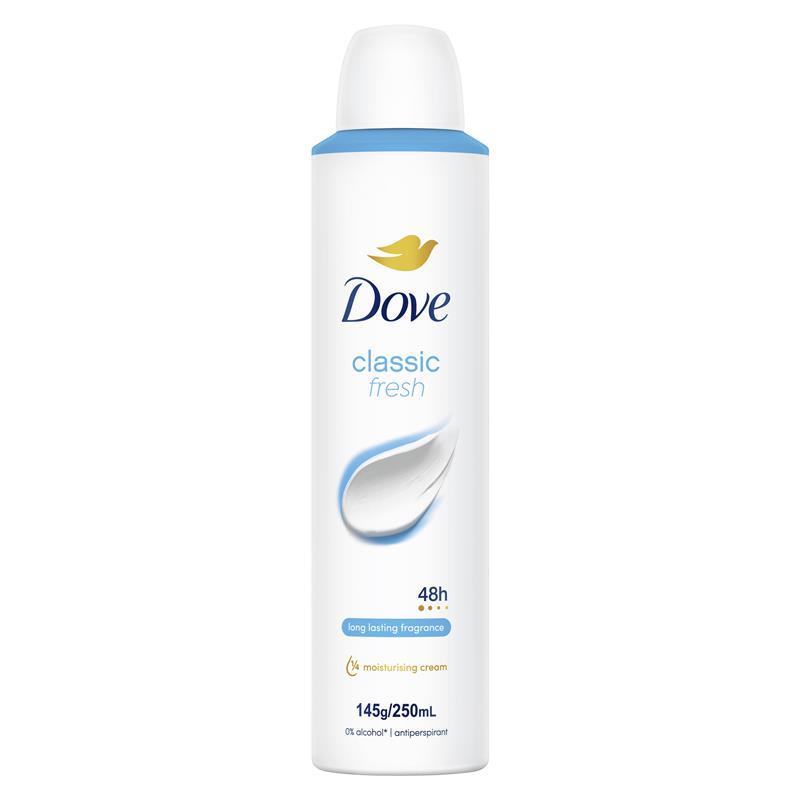 Dove Classic Fresh Antiperspirant Deodorant Aerosol 250ml