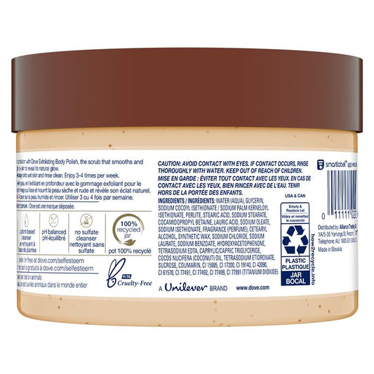 Dove Exfoliating Body Polish Brown Sugar and Coconut Butter 298g