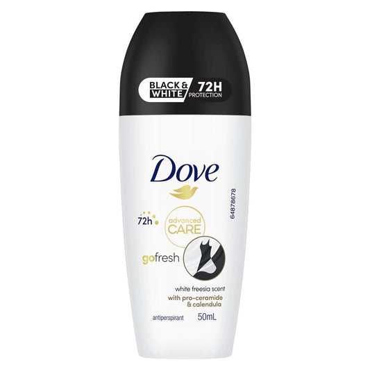 Dove Advanced Care Women's Roll-On Antiperspirant Black & White 50ml