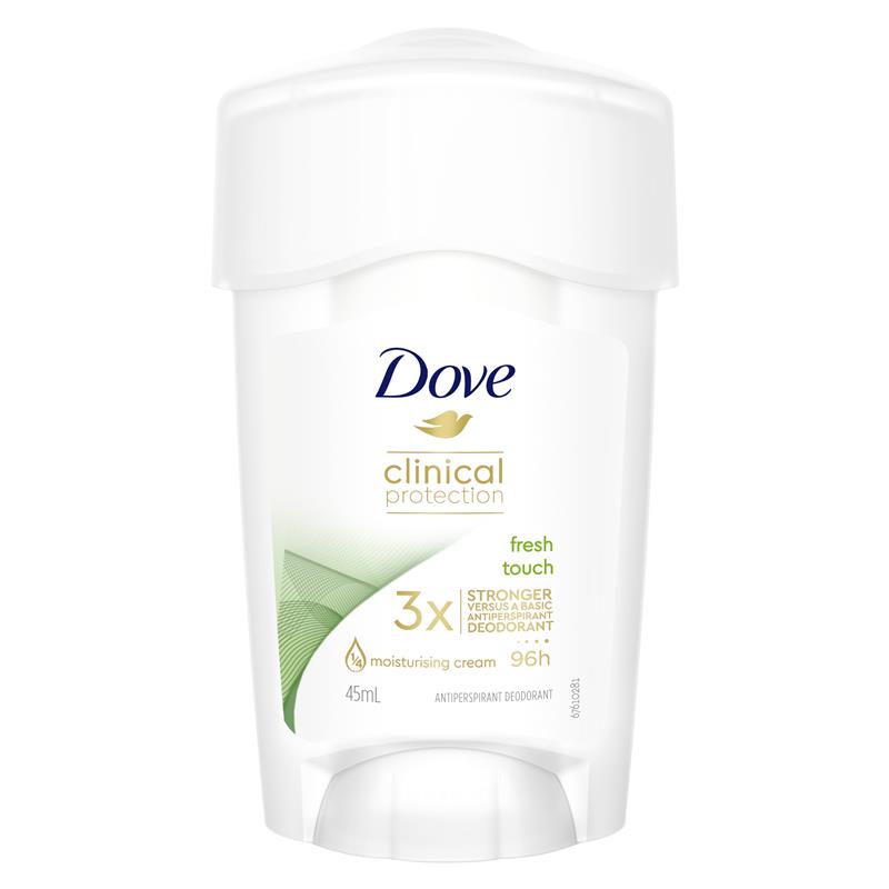 Dove Clinical Protection Fresh Touch Antiperspirant Cream 45ml