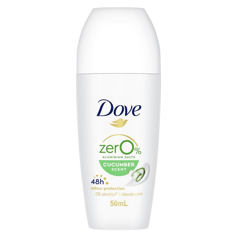 Dove Women 0% Aluminium Deodorant Roll-On Cucumber & Green Tea 50ml