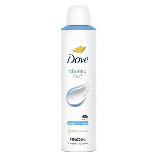 Dove Classic Fresh Antiperspirant Deodorant Aerosol 250ml