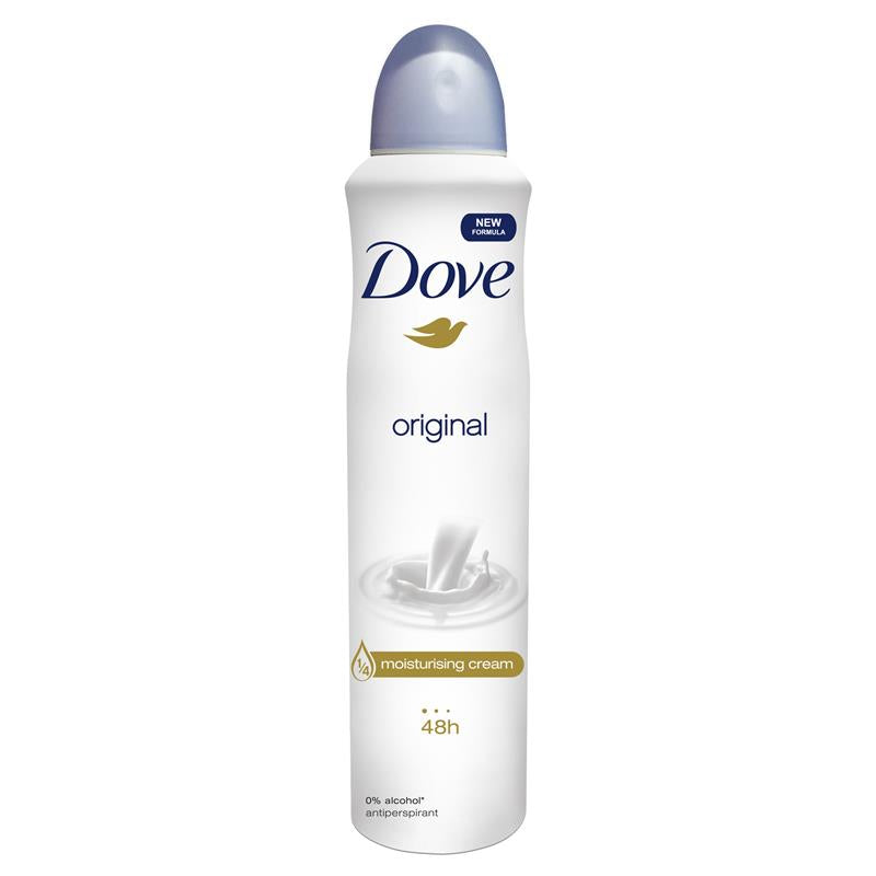 Dove Original Antiperspirant Deodorant Aerosol Spray 250ml