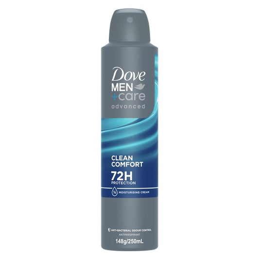 Dove Men+Care Clean Comfort Antiperspirant Deodorant Aerosol 250ml