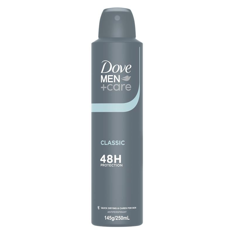 Dove Men+Care Classic Antiperspirant Aerosol 250ml