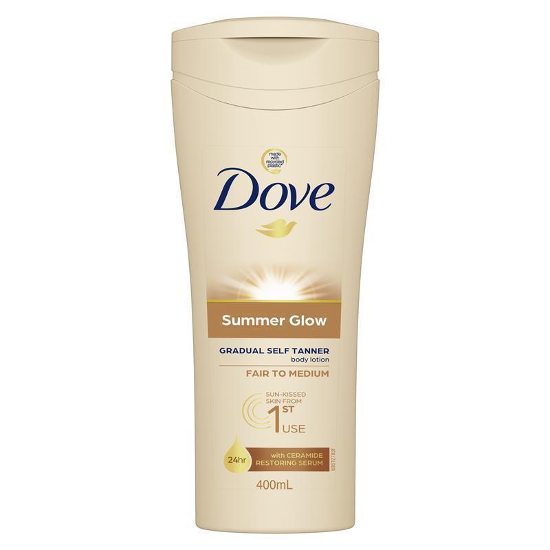 Dove Summer Glow Gradual Self-Tan Body Lotion 400ml