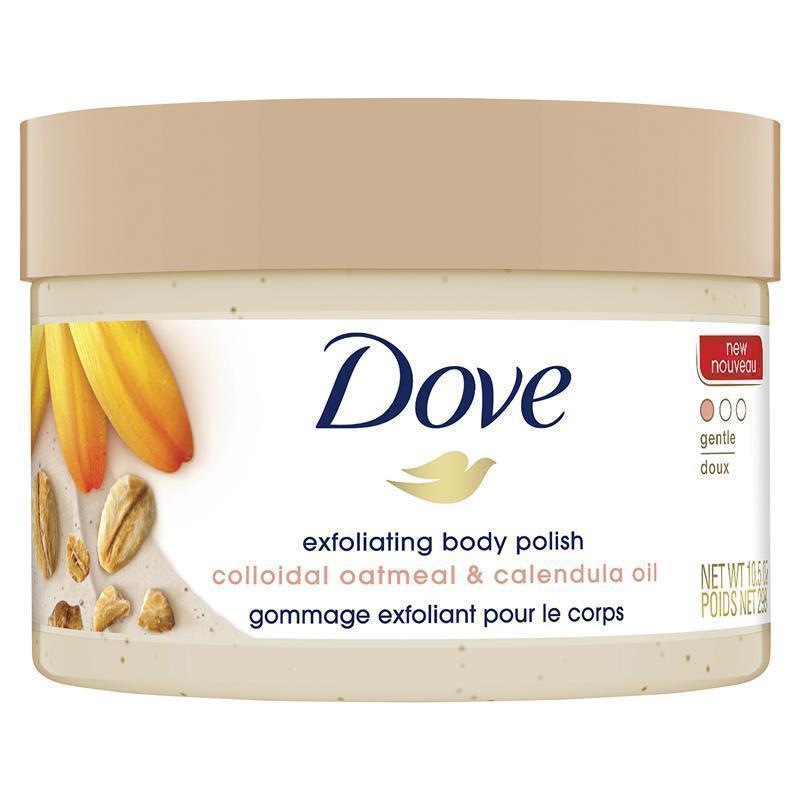Dove Colloidal Oatmeal & Calendula Oil Gentle Exfoliating Body Polish 298g