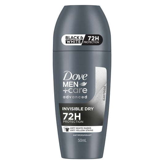 Dove Men+Care Roll-On Antiperspirant Invisible Dry 72HR 50ml