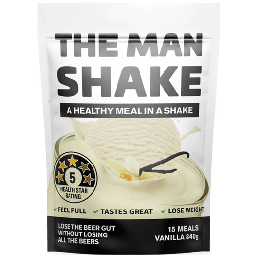 The Man Shake 840g - Chocolate, Vanilla, Banana, Caramel, Choc Mint, Coffee, , Strawberry