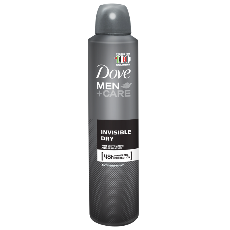 Dove Men+Care Invisible Dry Antiperspirant Aerosol Spray 150g