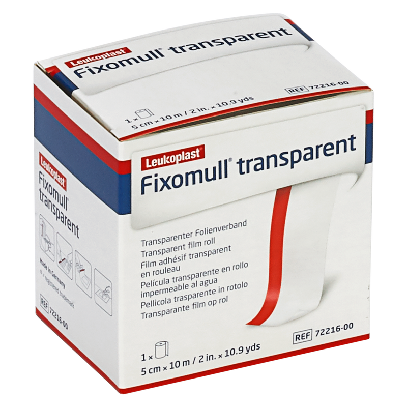 Fixomull Transparent Film Roll 5cm x 10m