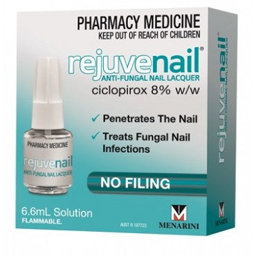 Rejuvenail Anti-Fungal Nail Lacquer Solution 6.6ml