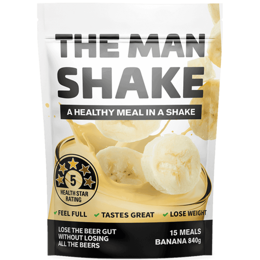 The Man Shake 840g - Chocolate, Vanilla, Banana, Caramel, Choc Mint, Coffee, , Strawberry