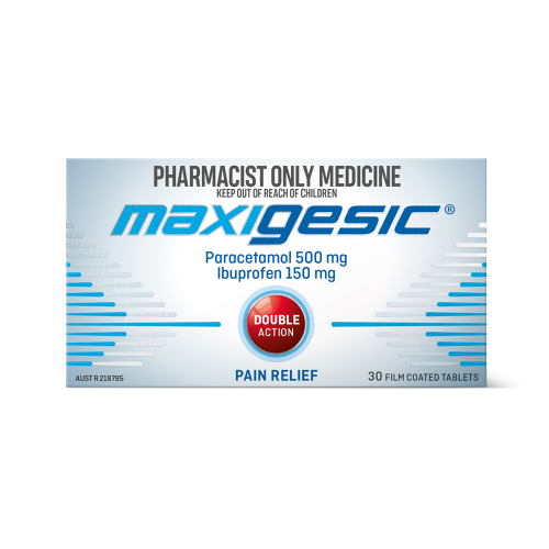 Maxigesic Paracetamol + Ibuprofen Tablets 30