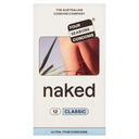 Four Seasons Naked King Size Condoms 64mm 12 Pack