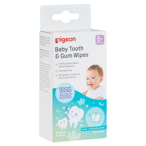 Pigeon Baby Tooth & Gum Wipes 20 Pack