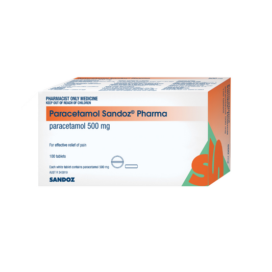 Paracetamol 500mg Tablets 100