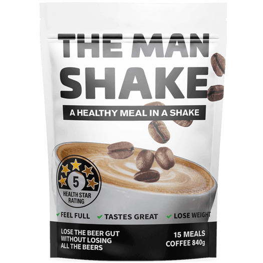 The Man Shake 840g - Chocolate, Vanilla, Banana, Caramel, Choc Mint, Coffee, , Strawberry