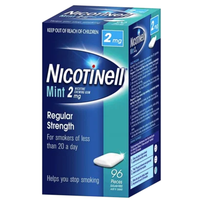 Nicotinell Chewing Gum Nicotine 2mg 96 Pieces – Mint