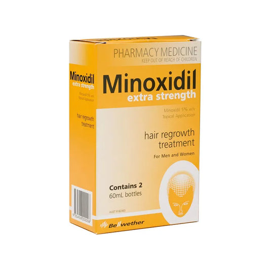 Generic Health Minoxidil Extra Strength 5% 60ml x2