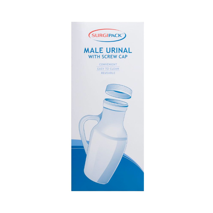 Surgipack Male Urinal with Lid 6362 1 Litre