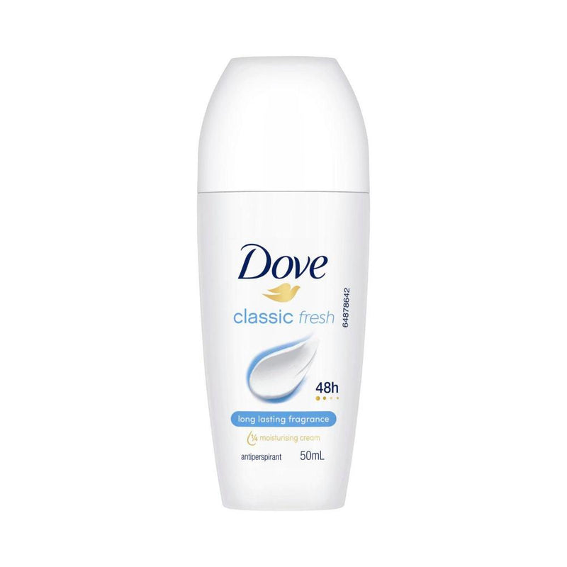 Dove 48HR Classic Fresh Roll-On Antiperspirant Deodorant 50ml