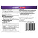 Vermox Worming Treatment 100mg Orange 6 Tablets