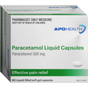 APOHEALTH Paracetamol 500mg Soft Gel Capsules 80