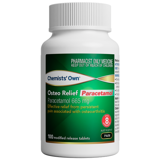 Chemists' Own Osteo Relief Paracetamol 665mg Modified Release Tablets 96 (Bottle)