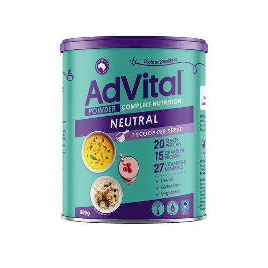 AdVital Nutritionally Complete Neutral Powder 500g