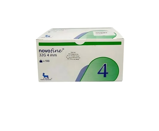Novofine 4mm 32G Pen 100 Needles