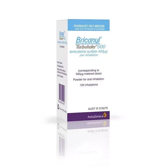 BRICANYL TURBUHALER 500mcg 120Dose  -( S3)