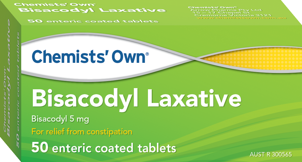 CO Bisacodyl Laxative Tablets 50  