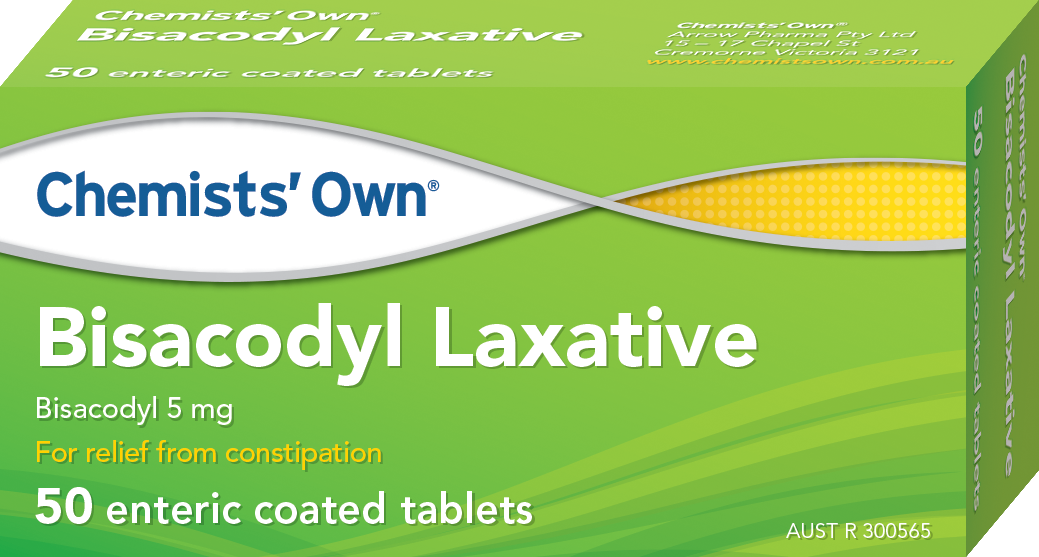 CO Bisacodyl Laxative Tablets 50  