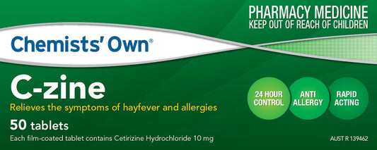 Chemists Own C-Zine 10mg - 50 Tabs