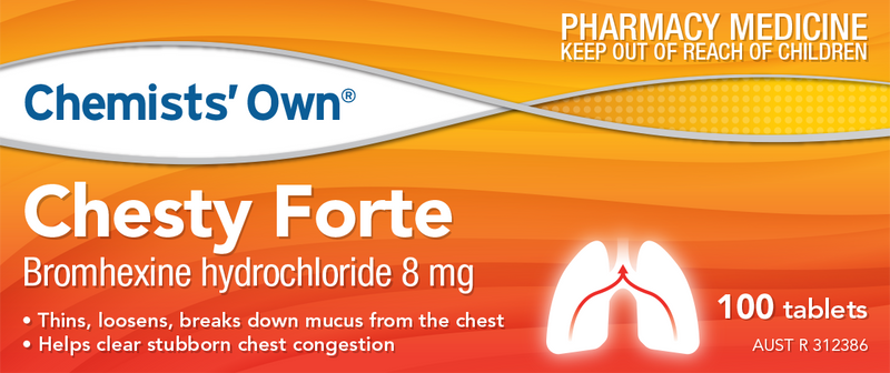 Chemist’s Own Chesty Forte 8mg Tablets 100