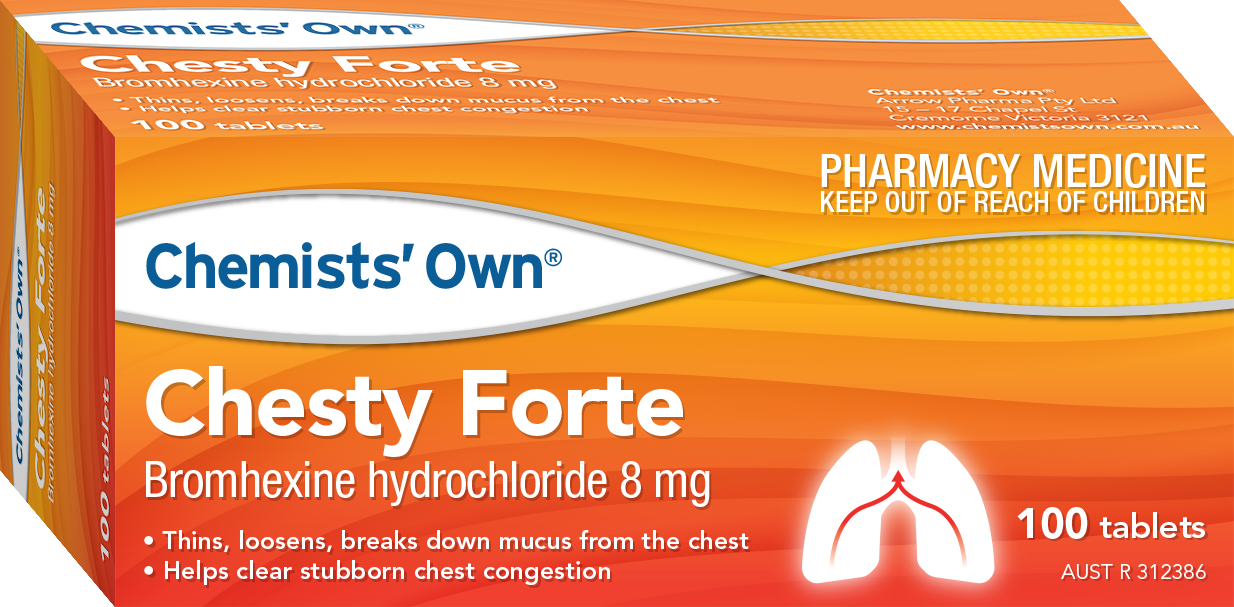 CO Chesty Forte 8mg Tablets 100