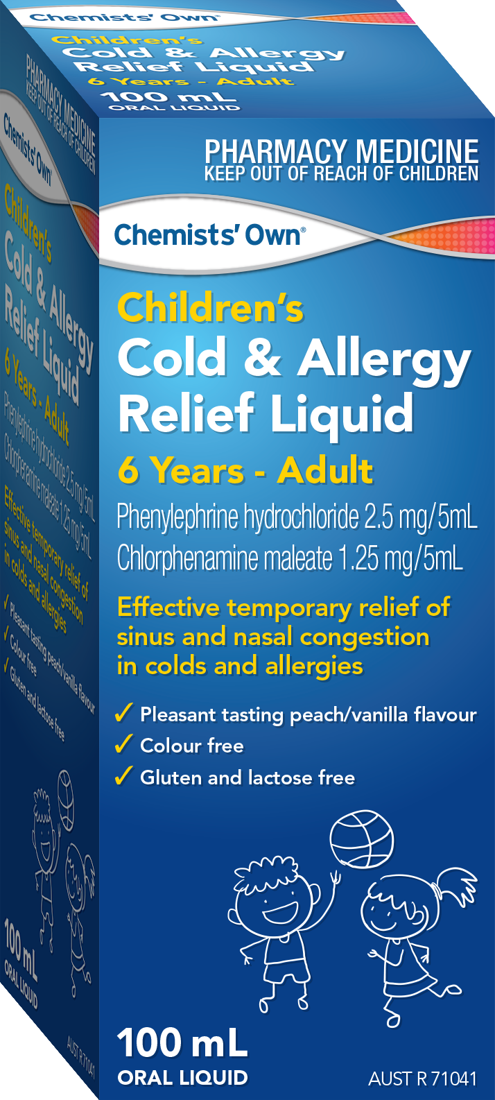 CO Children's Cold & Allergy Relief Liquid 100mL