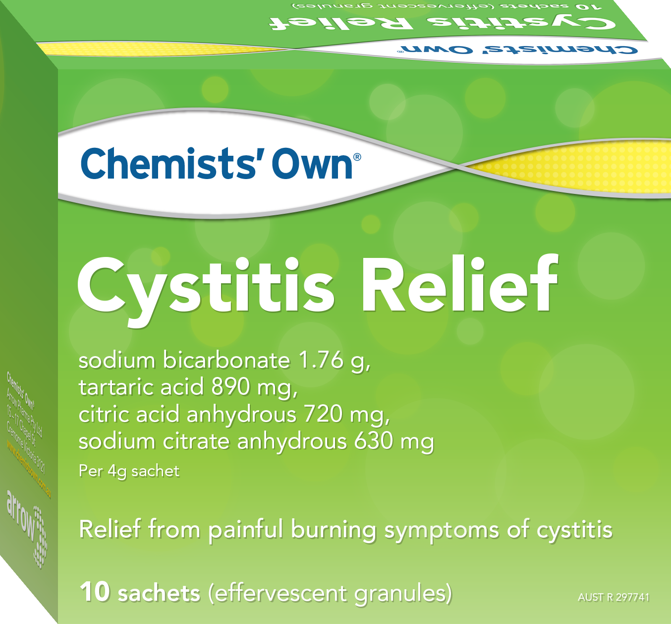 CO Cystitis Relief Sachets 4g 10