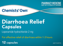 Chemist’s Own Diarrhoea Relief Capsules 12