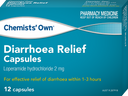 Chemist’s Own Diarrhoea Relief Capsules 12